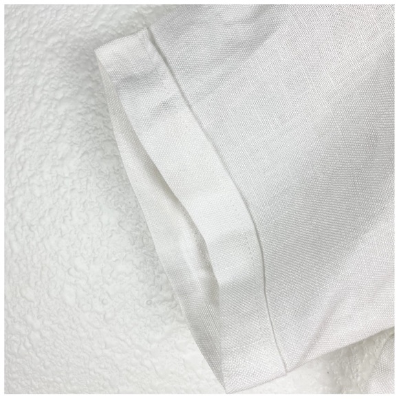 Mi Stilo Es‎ Yucatan Button Down Short Sleeve Shirt in White Size 4 - Picture 4 of 7